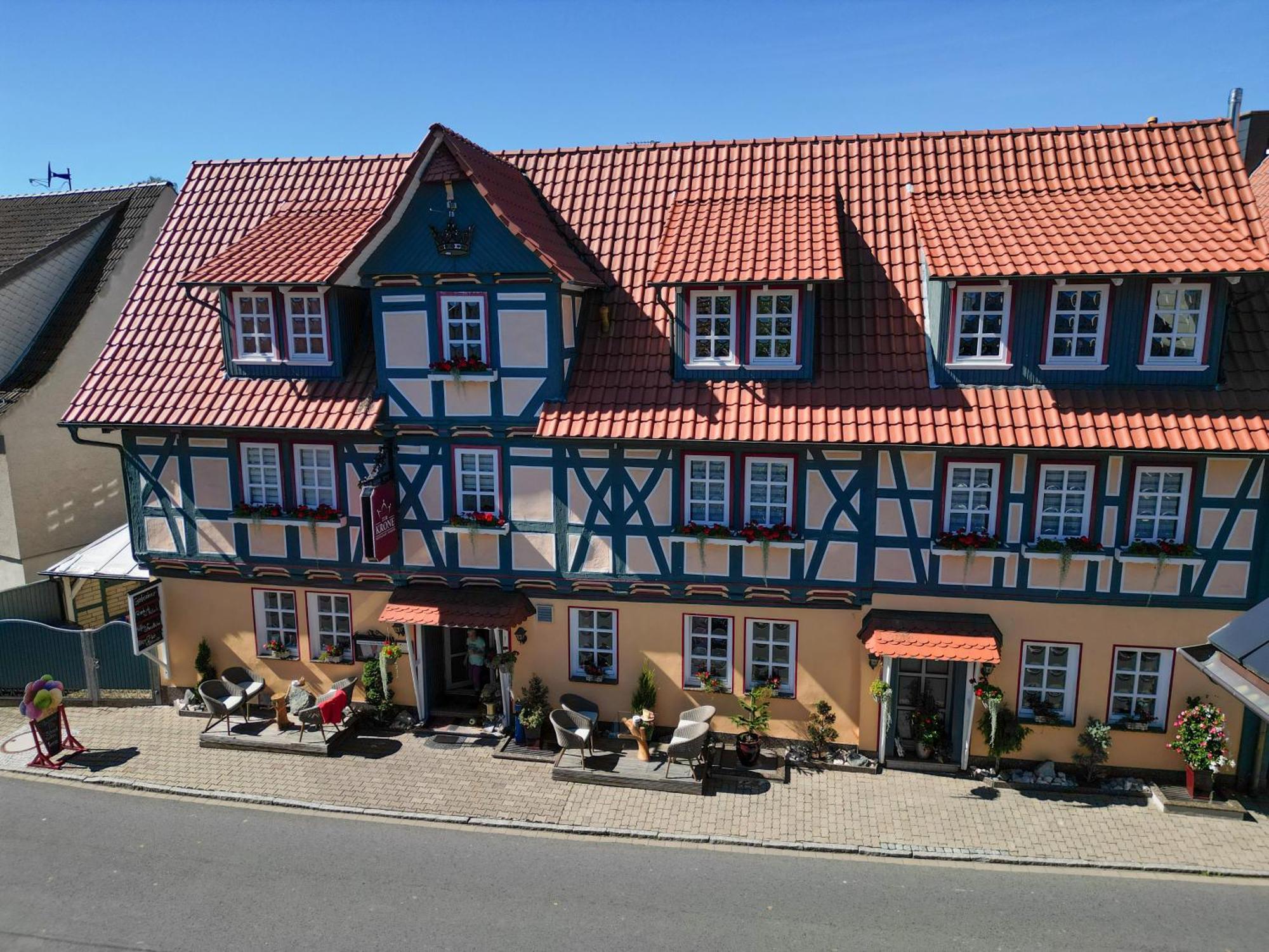 Pension Zur Krone Martinfeld Buitenkant foto